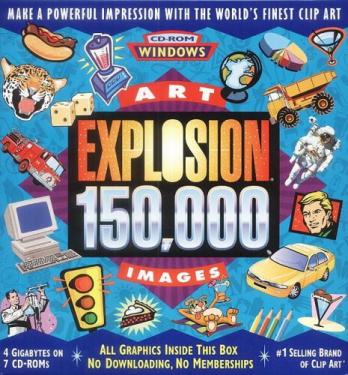 Art Explosion 150,000 box