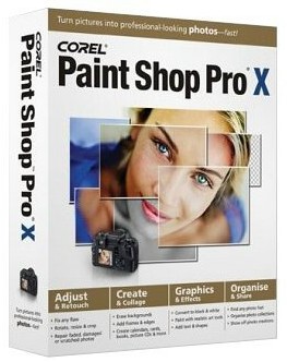 Paint Shop Pro X box