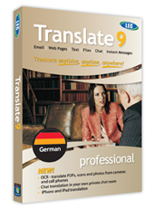 LEC Translate German Pro Edition box