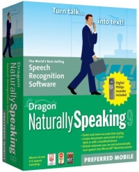 Dragon NaturallySpeaking Mobile 9 box