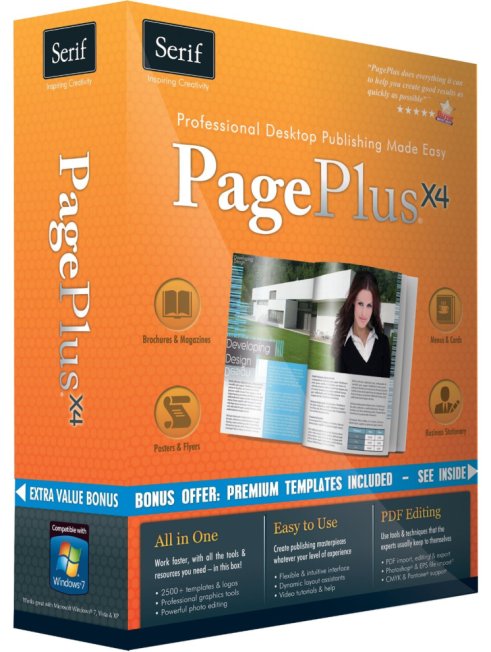 PagePlus X4 box